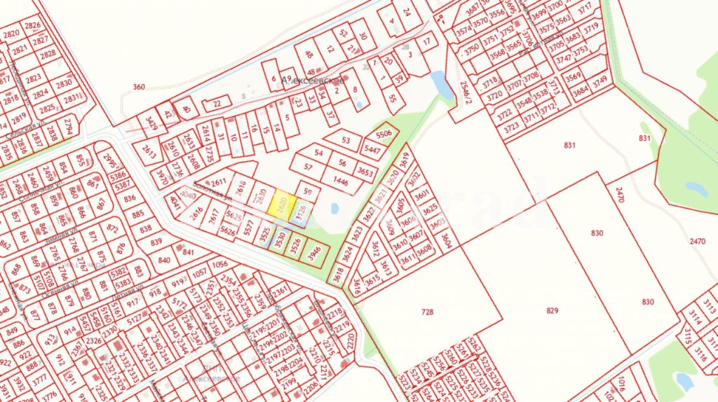 Продажа участка, Алексеевское, Болотная 8