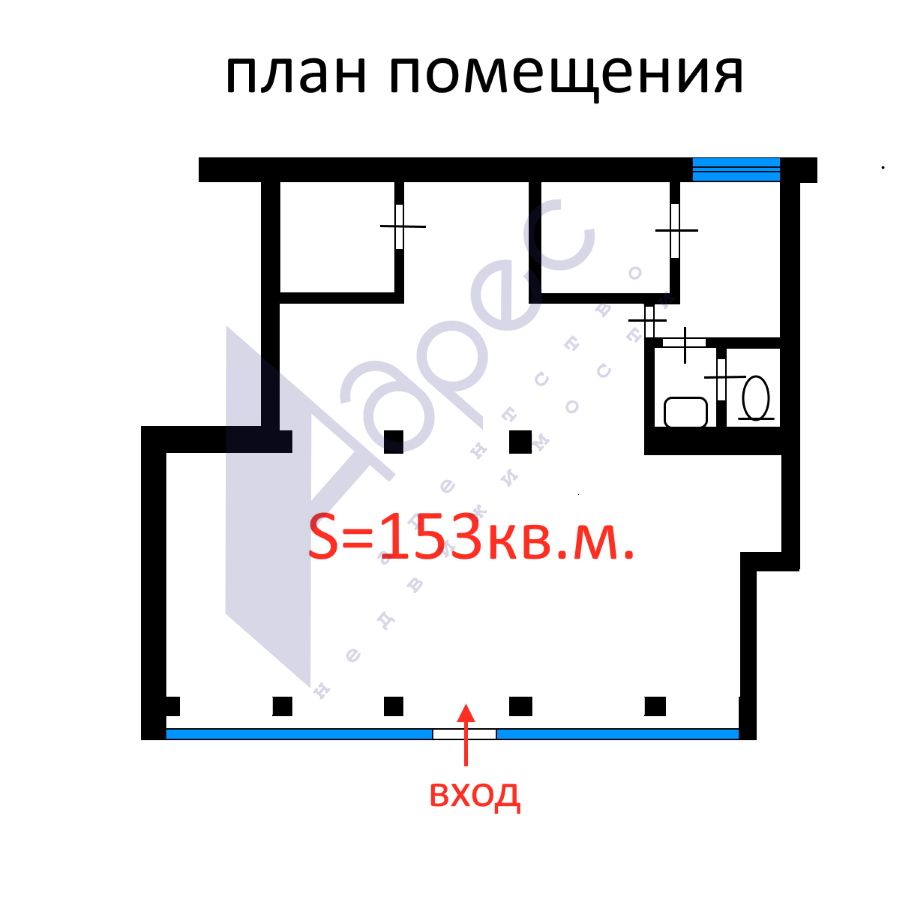 Аренда коммерческой недвижимости, 153м <sup>2</sup>, Нижний Новгород, Гагарина пр-кт, 20 Аренда коммерческой недвижимости, 153м <sup>2</sup>, Нижний Новгород, Гагарина пр-кт, 20