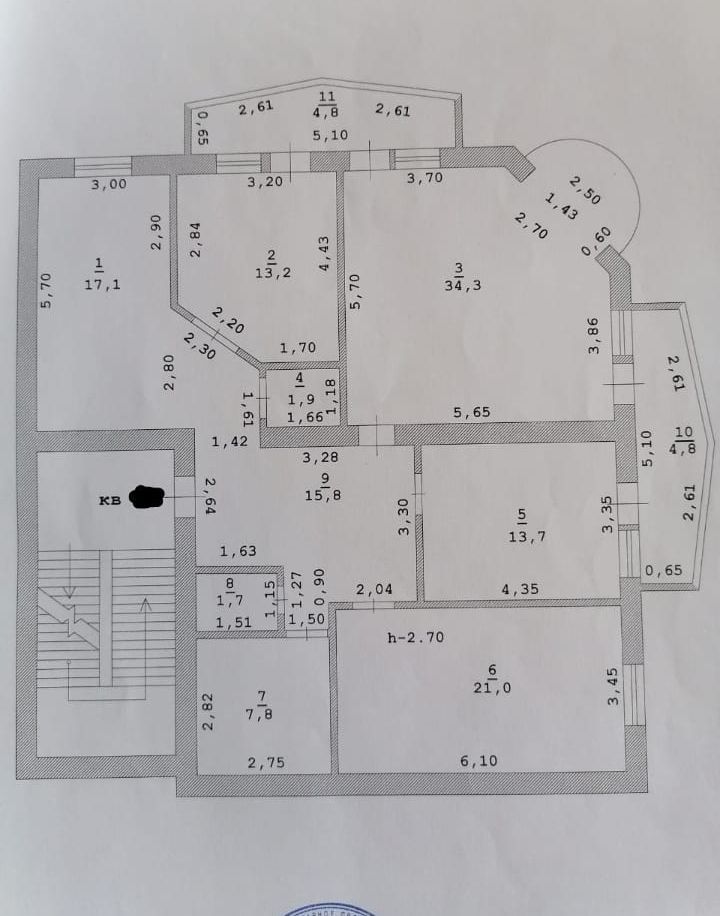 Продажа 4-комнатной квартиры, Пятигорск, Калинина ул