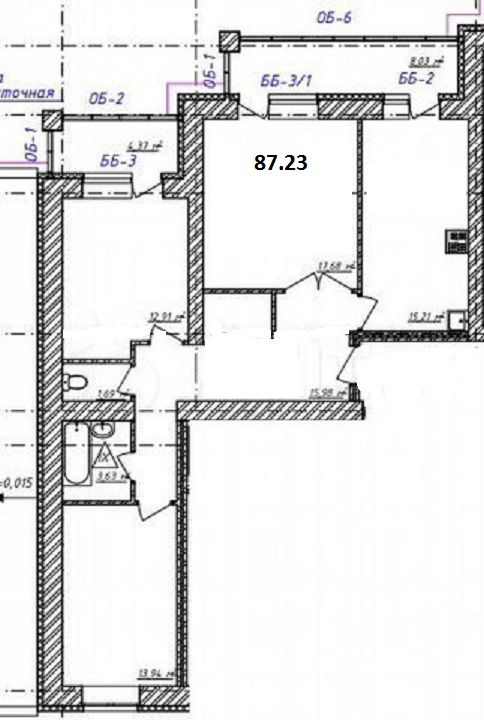 Продажа 3-комнатной новостройки, Владимир, Лакина ул,  2Г