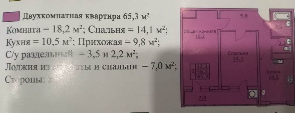 Продажа 2-комнатной квартиры, Ставрополь, Карла Маркса пр-кт,  7/2