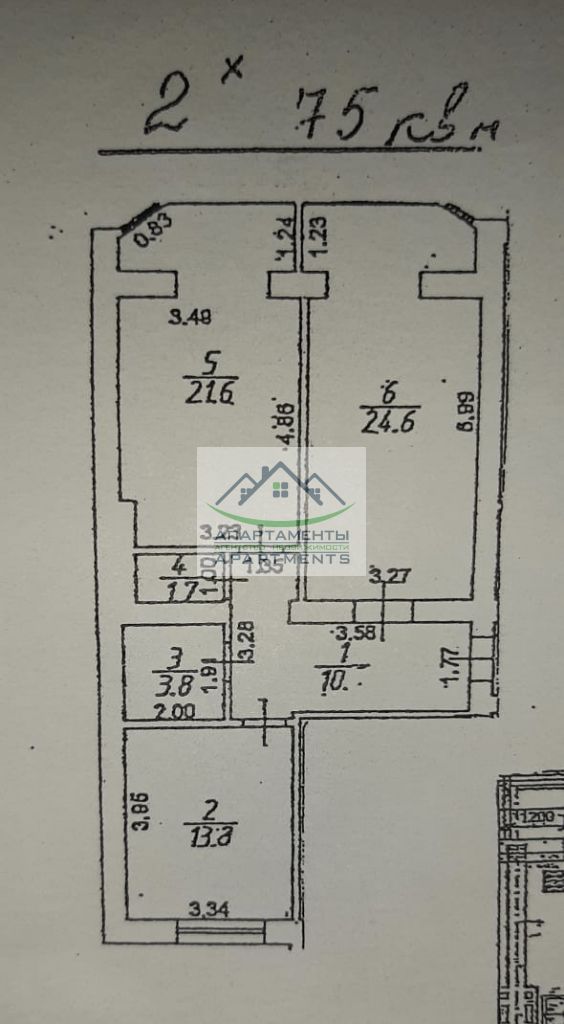 Продажа 2-комнатной квартиры, Пятигорск, Оранжерейная ул,  17к2