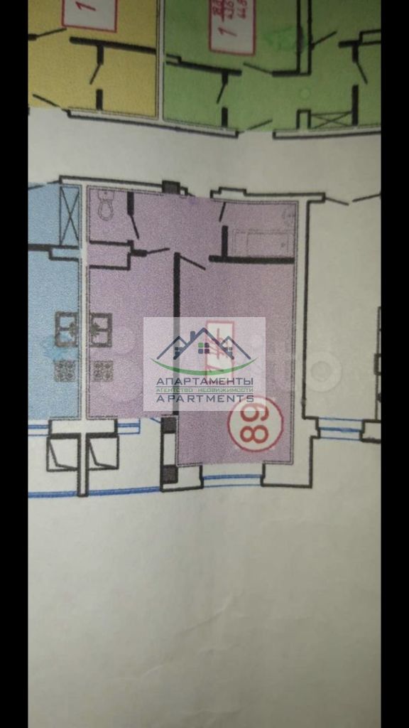 Продажа 1-комнатной новостройки, Пятигорск, Первомайская ул,  70