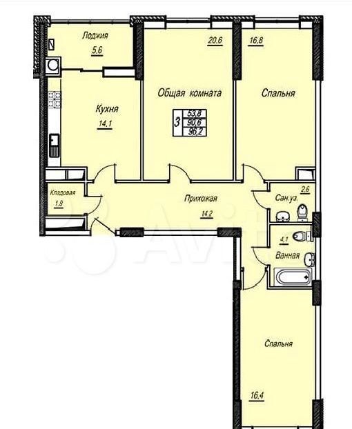 Продажа 3-комнатной квартиры, Ставрополь, Ленина ул,  480Б