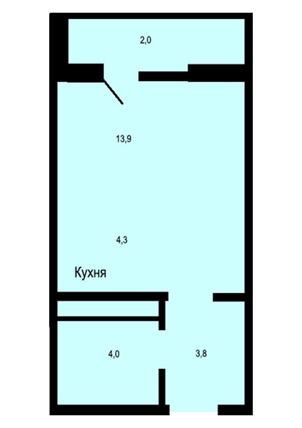 Продажа 1-комнатной новостройки, Оренбург, Юркина ул,  8