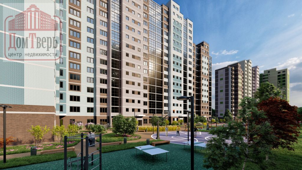 Продажа 1-комнатной новостройки, Тверь, Псковская ул,  3