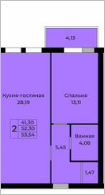 Продажа 2-комнатной новостройки, Оренбург, Липовая ул,  13