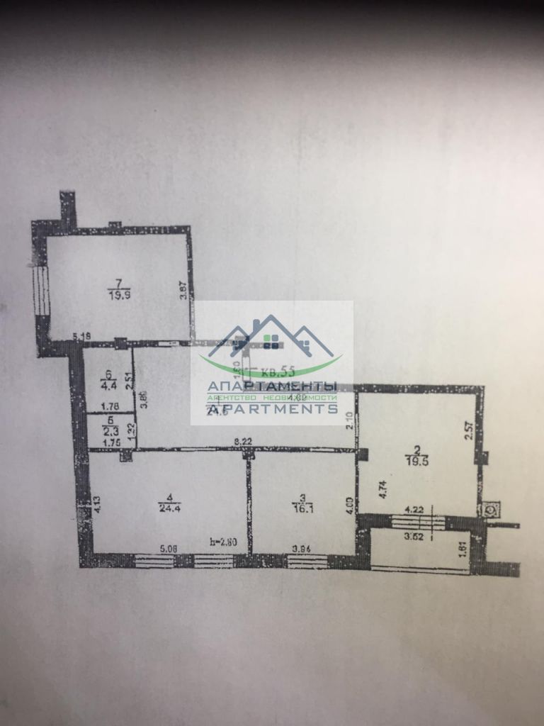 Продажа 3-комнатной квартиры, Пятигорск, Оранжерейная ул,  22