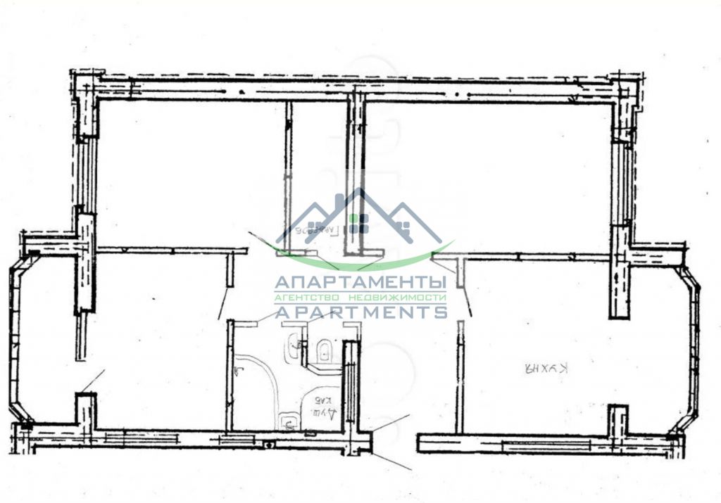 Продажа 3-комнатной квартиры, Пятигорск, Московская ул,  34А