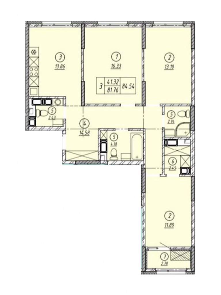 Продажа 3-комнатной новостройки, Оренбург, Просторная ул,  19/1