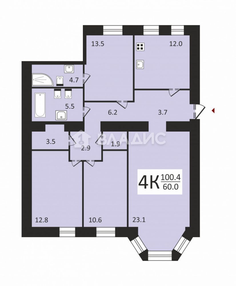 Продажа 4-комнатной квартиры, Москва, Большая ул, 31 Продажа 4-комнатной квартиры, Москва, Большая ул, 31