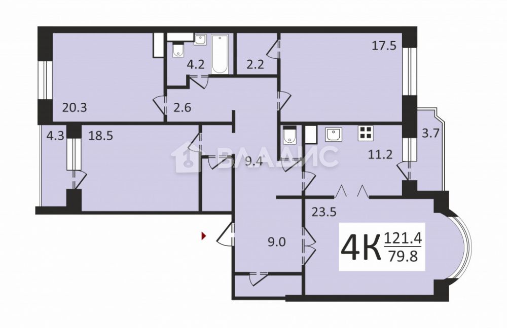 Продажа 4-комнатной квартиры, Москва, Волгоградский пр-кт, 116к1 Продажа 4-комнатной квартиры, Москва, Волгоградский пр-кт, 116к1