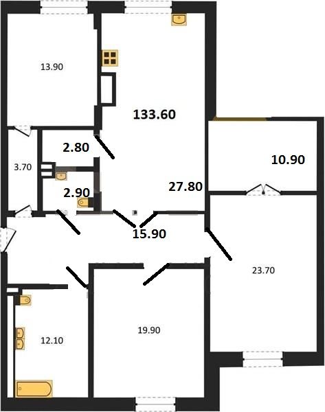 Продажа 3-комнатной новостройки, Владимир, Большая Нижегородская ул,  14