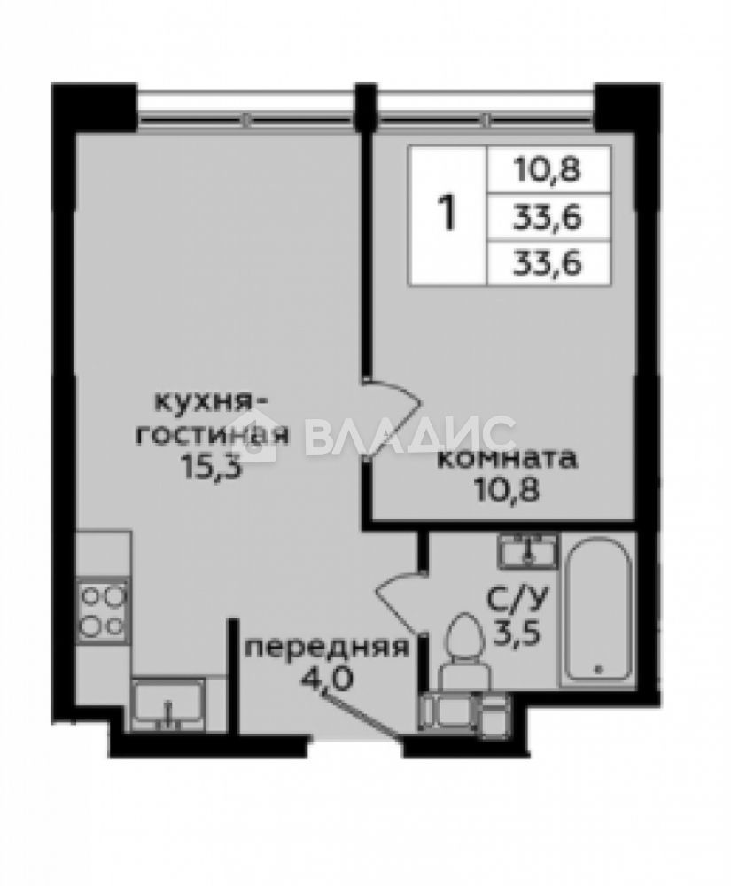 Продажа 1-комнатной новостройки, Москва, 2-я магистральная улица, 1АС1 Продажа 1-комнатной новостройки, Москва, 2-я магистральная улица, 1АС1