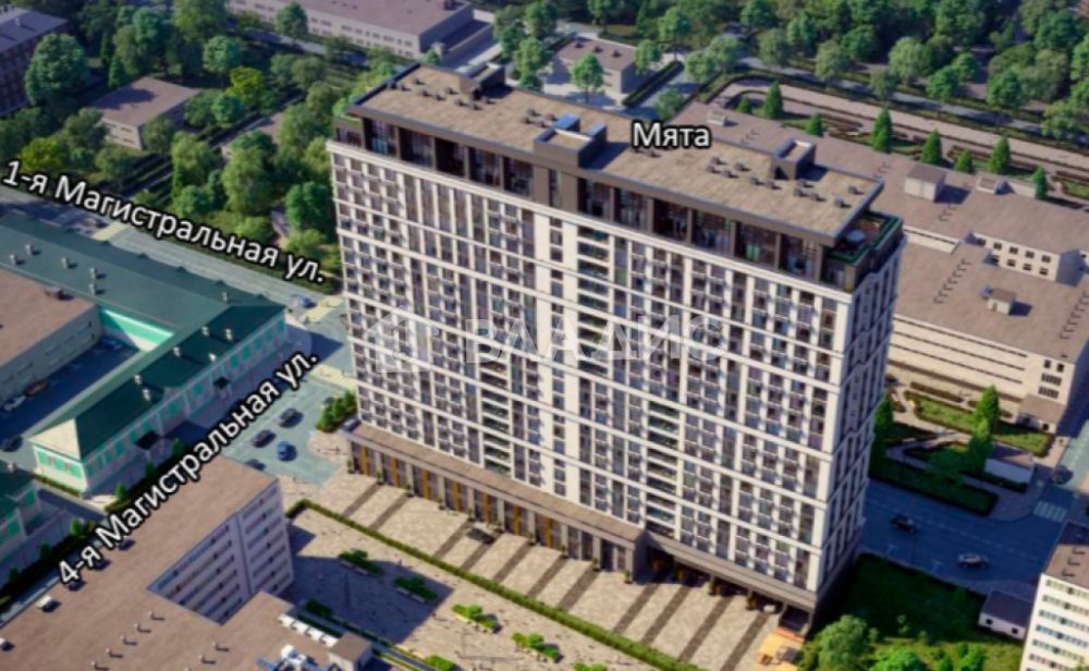 Продажа 1-комнатной новостройки, Москва, 2-я магистральная улица, 1АС1 Продажа 1-комнатной новостройки, Москва, 2-я магистральная улица, 1АС1