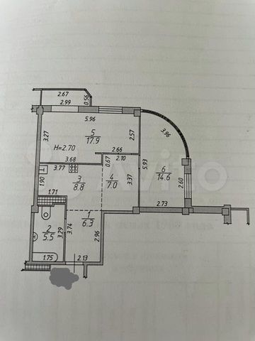 Продажа 2-комнатной квартиры, Ставрополь, Партизанская ул,  2А
