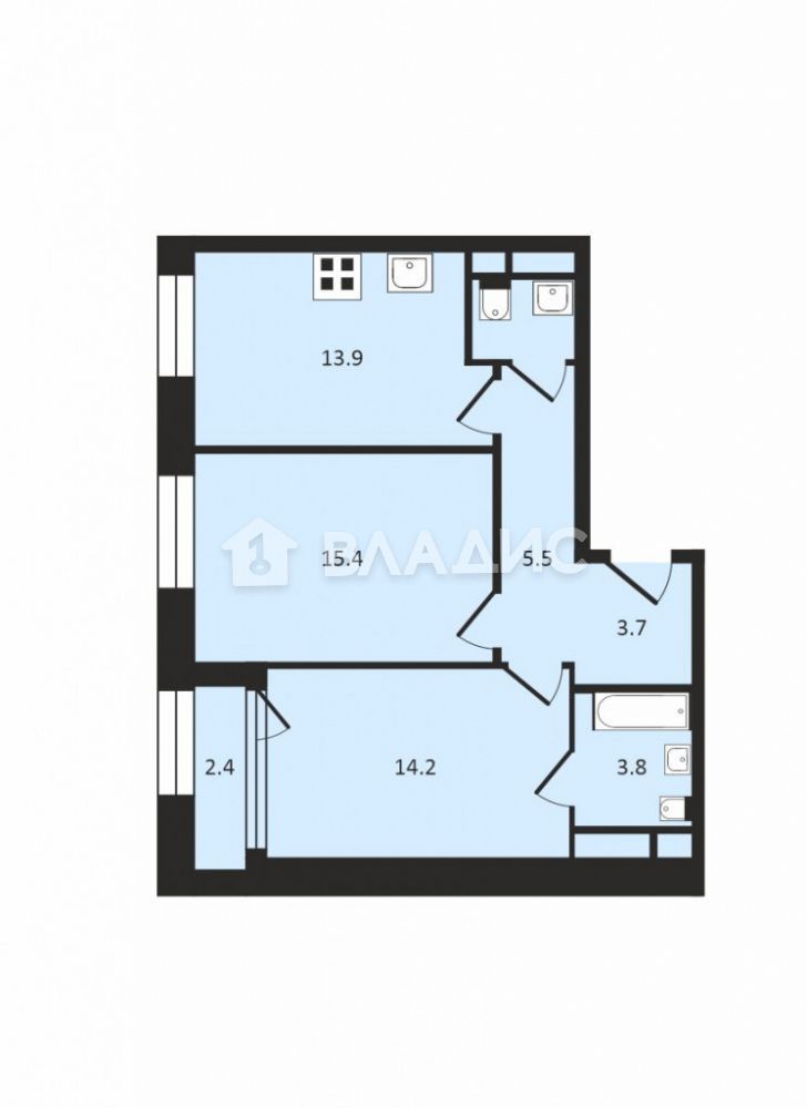 Продажа 2-комнатной новостройки, Москва, Новоалексеевская ул, 16к2 Продажа 2-комнатной новостройки, Москва, Новоалексеевская ул, 16к2