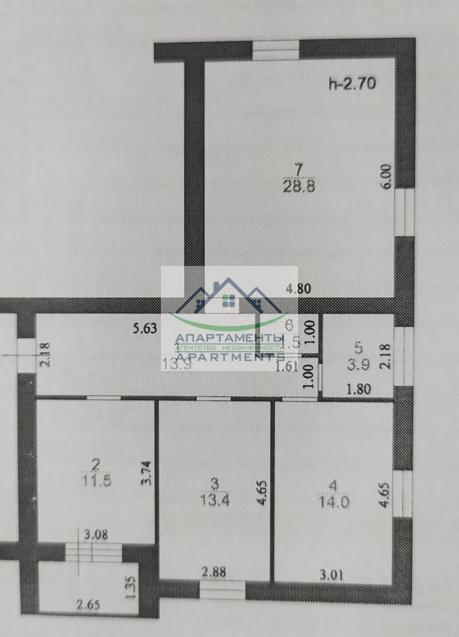 Продажа 3-комнатной квартиры, Пятигорск, 295 Стрелковой Дивизии ул,  13к3