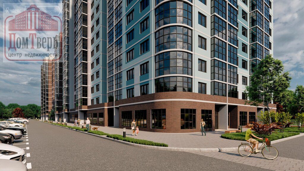 Продажа 1-комнатной новостройки, Тверь, Псковская ул,  3