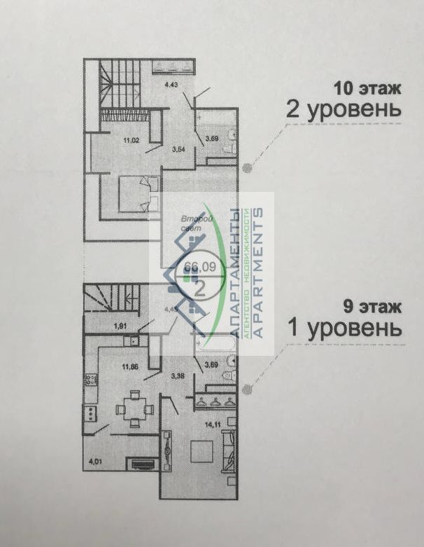 Продажа 2-комнатной квартиры, Пятигорск, Малиновского пер,  24