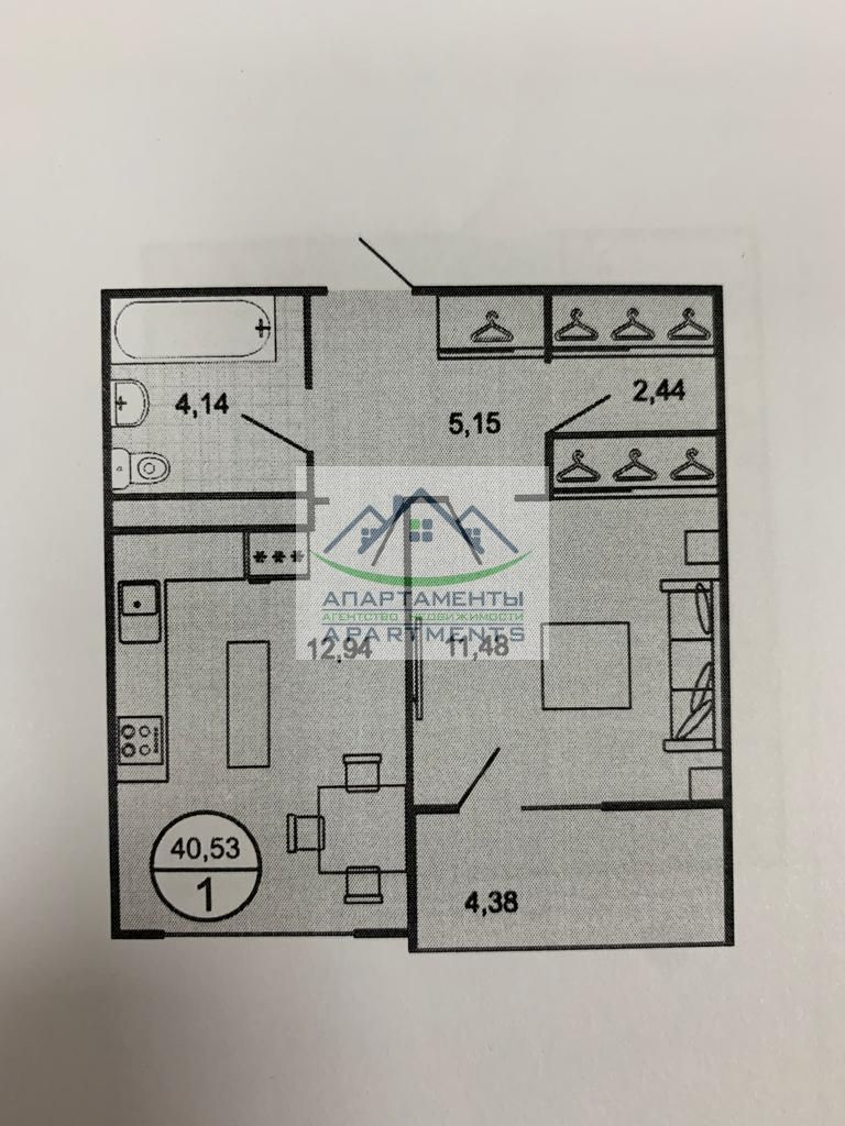 Продажа 1-комнатной квартиры, Пятигорск, Горячеводская ул