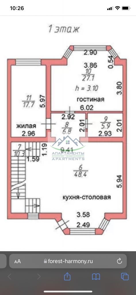 Продажа дома, 300м <sup>2</sup>, 2 сот., Пятигорск, Кучуры ул,  6Б