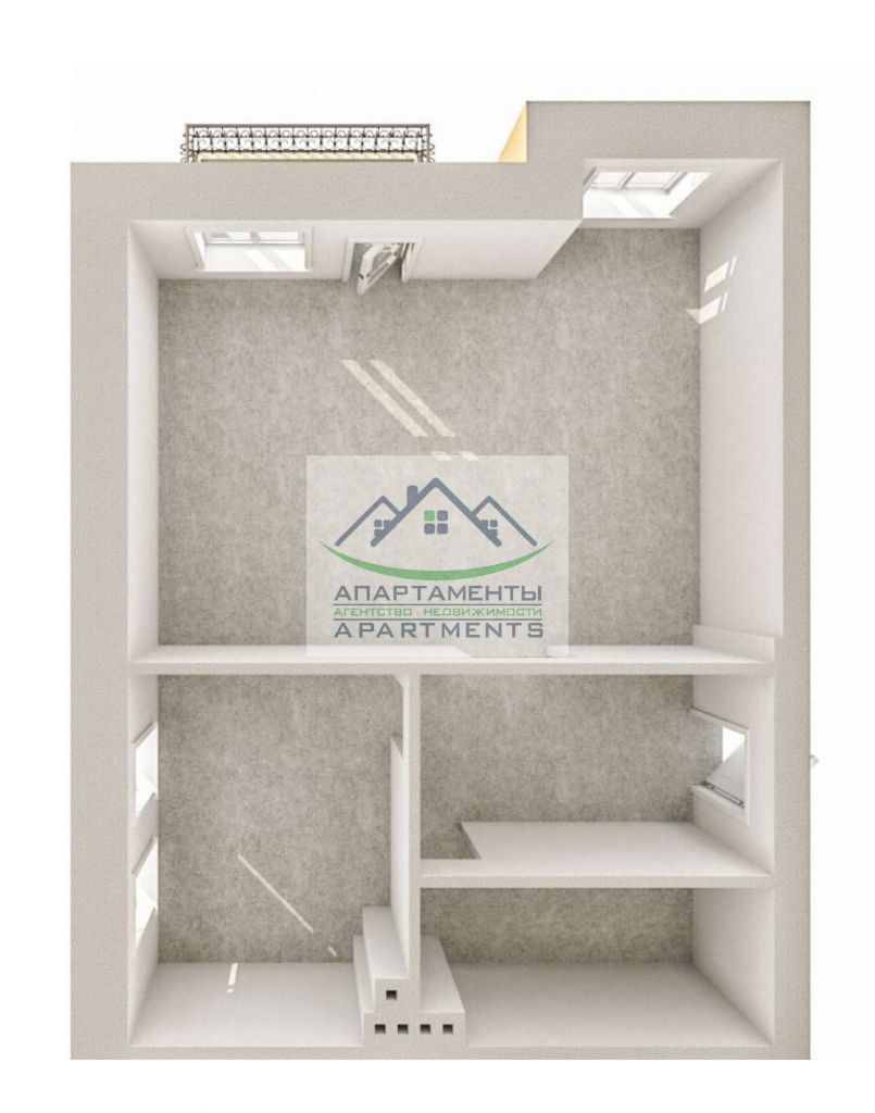 Продажа 1-комнатной квартиры, Иноземцево, Спортивная ,  1