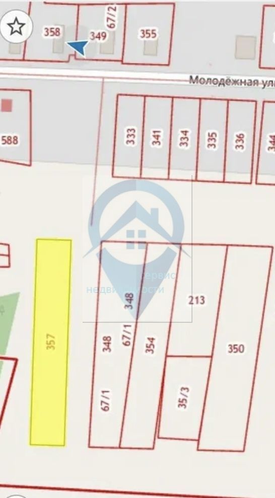 Продажа участка, Колбацкое, Молодежная,  9