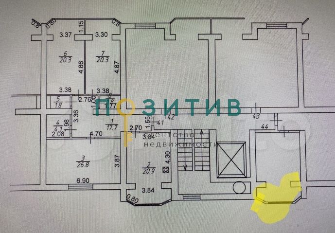 Продажа 3-комнатной квартиры, Пятигорск, Нежнова ул,  21/1