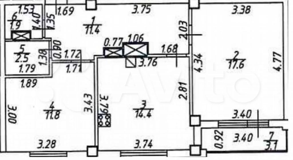 Продажа 2-комнатной квартиры, Ставрополь, А. Савченко ул,  38