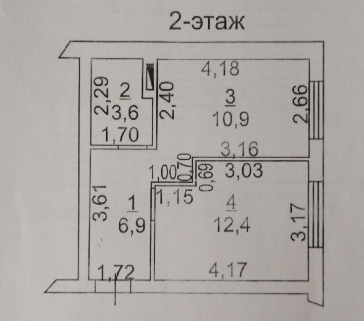 Продажа 1-комнатной квартиры, Батайск, Славы ул