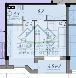 Продажа 1-комнатной квартиры, Пятигорск, Орджоникидзе ул