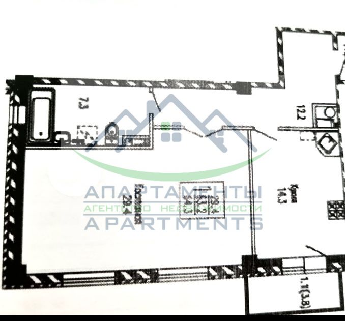 Продажа 1-комнатной квартиры, Пятигорск, Пестова ул,  3