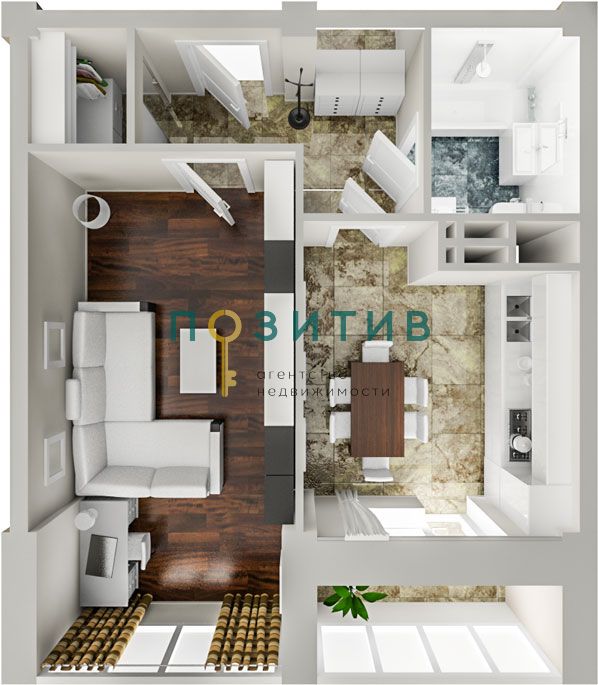 Продажа 1-комнатной квартиры, Пятигорск, Березовый пер,  13к2