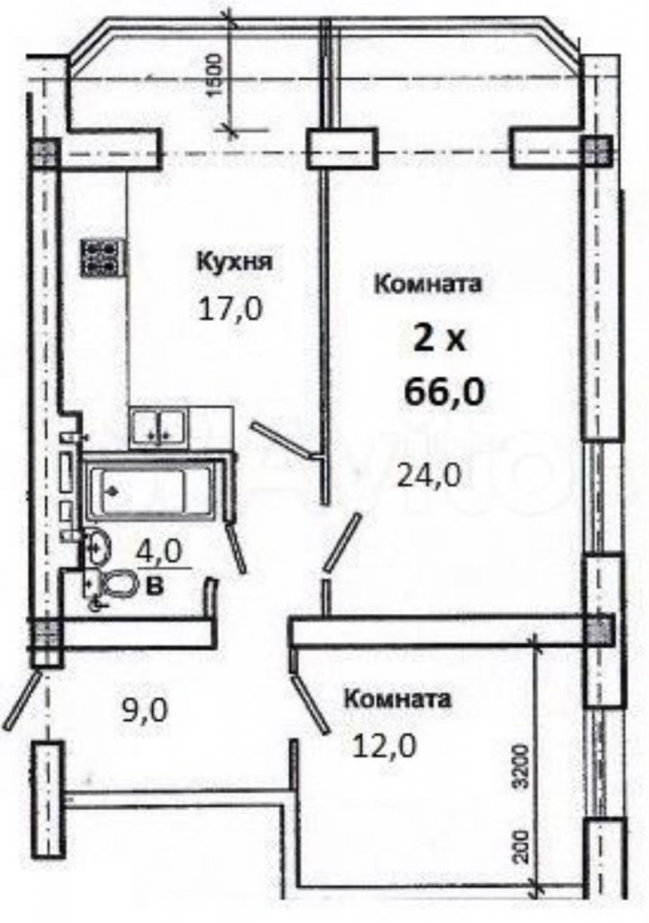 Продажа 2-комнатной квартиры, Пятигорск, Пестова ул