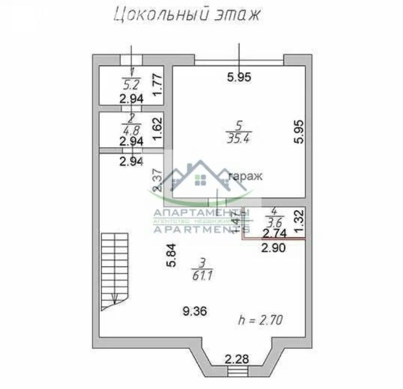 Продажа дома, 340м <sup>2</sup>, 2 сот., Пятигорск, Кучуры ул,  4Р