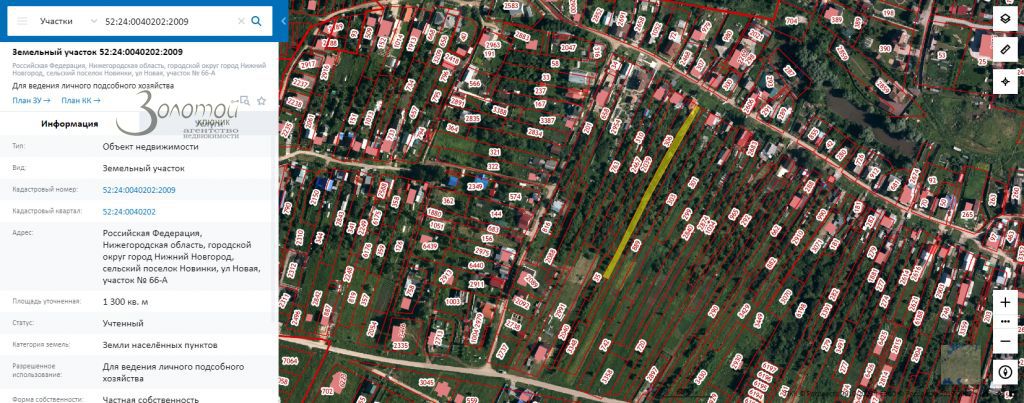 Продажа участка, Новинки, Новая ул