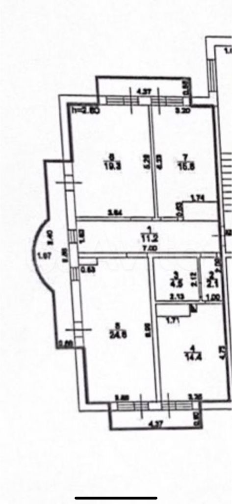 Продажа 3-комнатной квартиры, Пятигорск, Дзержинского ул,  57