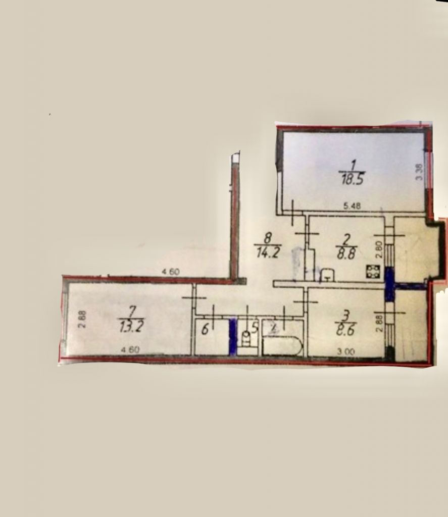 Продажа 3-комнатной квартиры, Железноводск, Энгельса ул