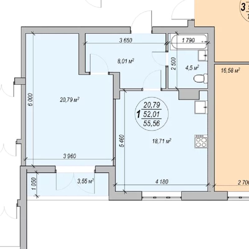 Продажа 1-комнатной квартиры, Энгельс, Фридриха Энгельса пр-кт,  95Б