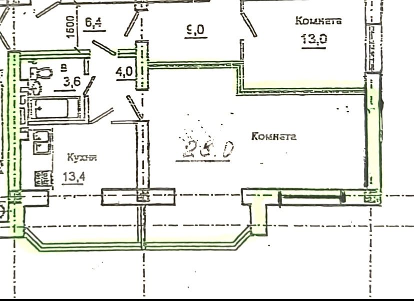 Продажа 1-комнатной квартиры, Пятигорск, Оранжерейная ул,  17к1