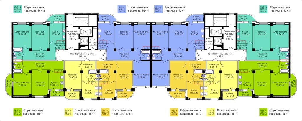 Продажа 1-комнатной новостройки, Иваново, Полка Нормандия-Неман ул