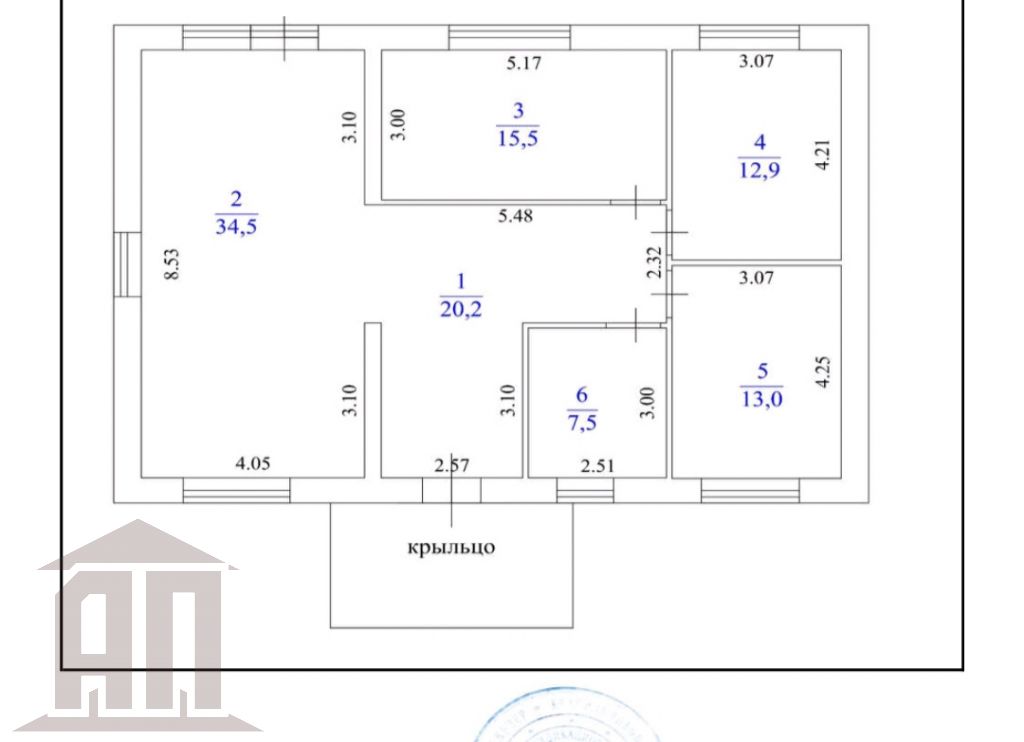 Продажа дома, 109м <sup>2</sup>, 6 сот., Новенькое, Новый пер,  8