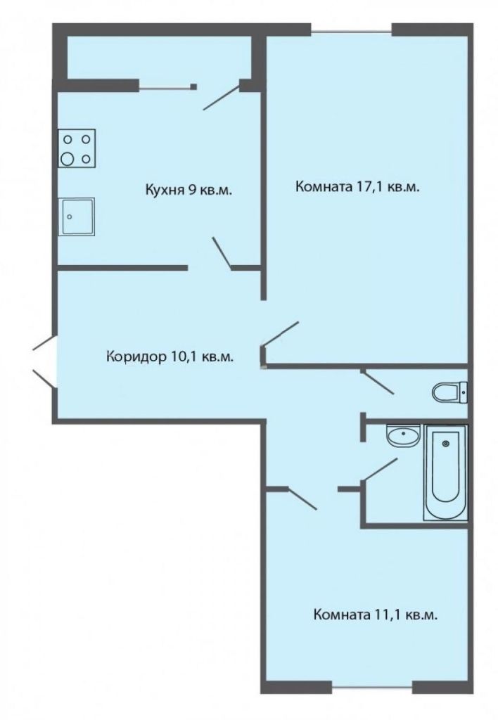 Продажа 2-комнатной квартиры, Владимир, Лакина ул,  191А