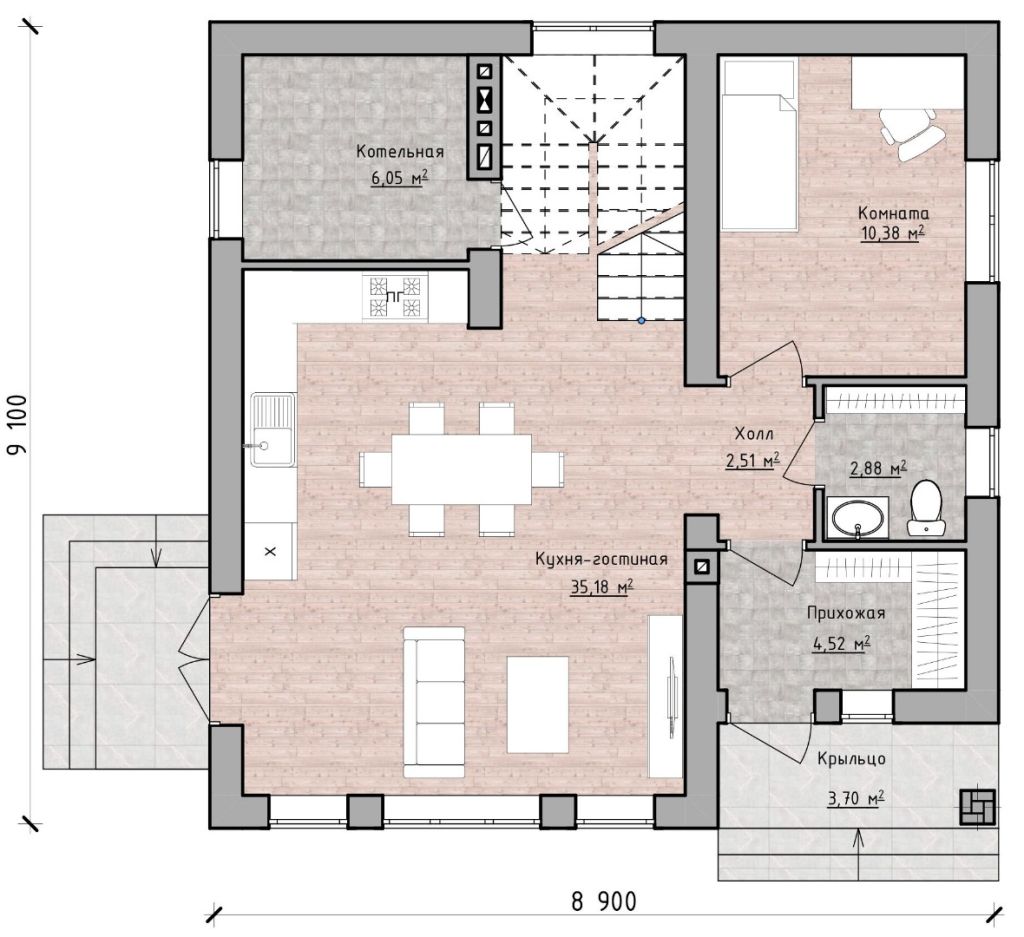 Продажа дома, 121м <sup>2</sup>, 12 сот., Сокол, Лазурная ул