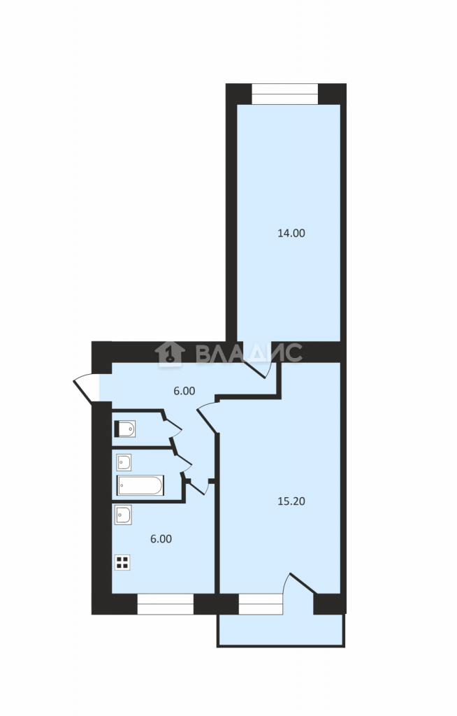 Продажа 2-комнатной квартиры, Руза, демократический переулок,  13