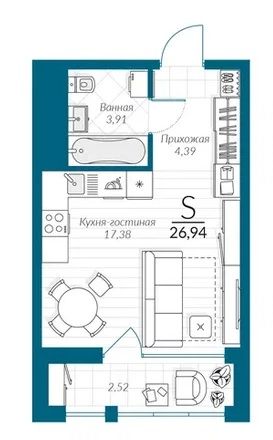 Продажа 1-комнатной квартиры, Тула, Маршала Полубоярова ул,  4