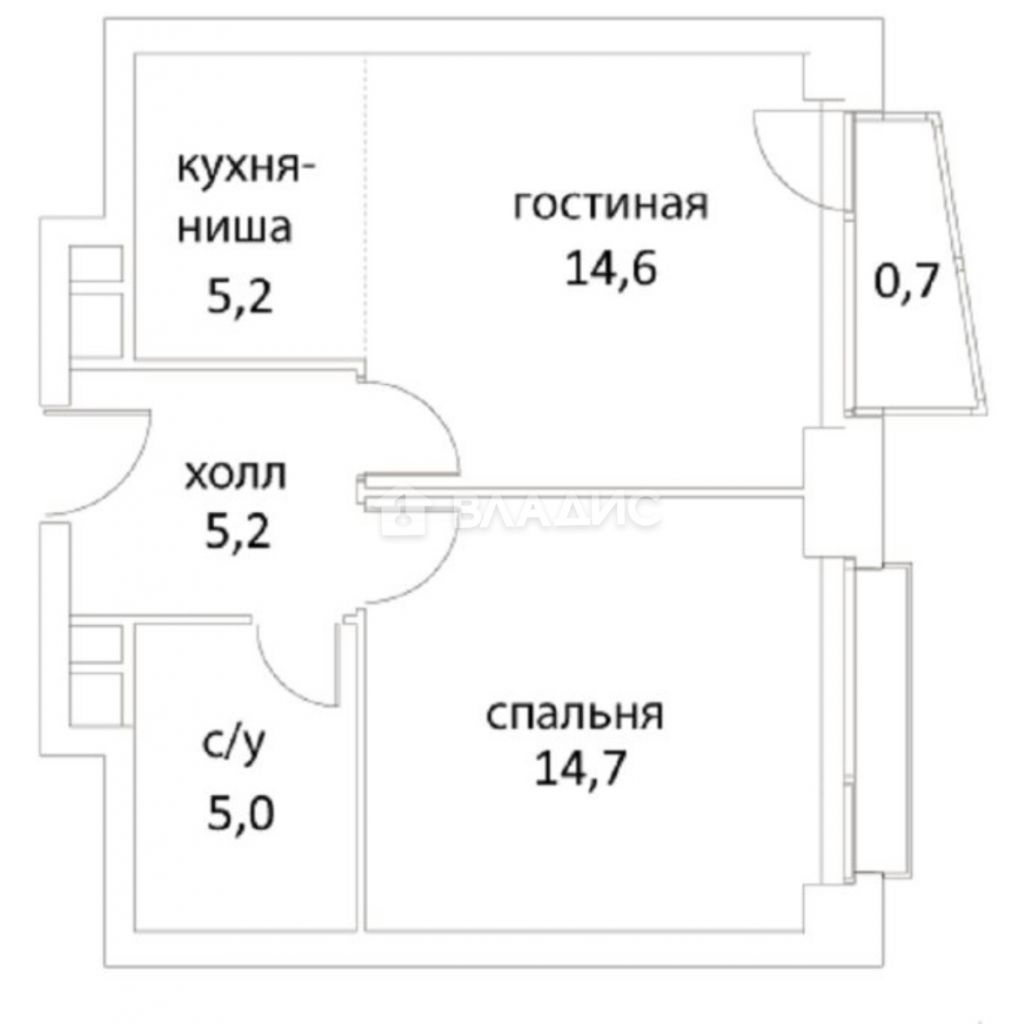 Продажа 1-комнатной квартиры, Москва, Лобачевского ул,  120к2