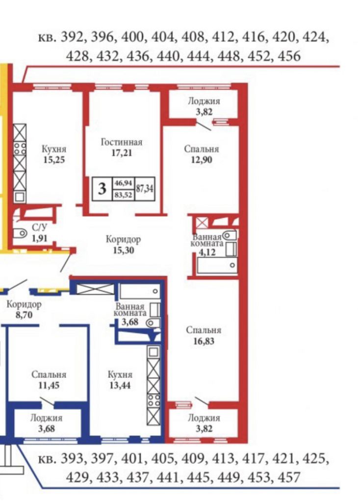 Продажа 3-комнатной новостройки, Оренбург, Северный проезд,  23