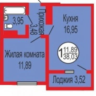 Продажа 2-комнатной новостройки, Оренбург, Неплюева ул,  5